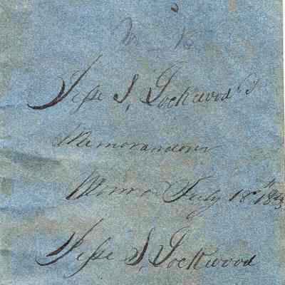 Lockwood Handwritten Notes