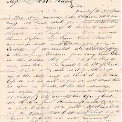 April 3d 1841 Steam Boatt S Plumb Esp PM Lenox Ohio