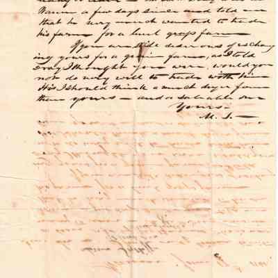 Milton Sutliff to Levi Sutliff
