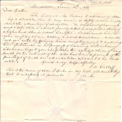 Milton Sutliff to Flavel Sutliff