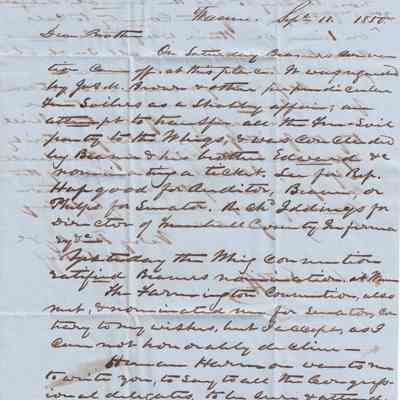 Dear Brother, from M. Sutliff