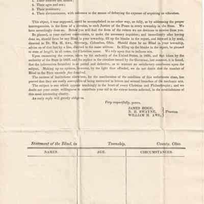 To A.C. Sutliff from Trustees