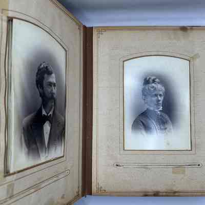 Inside view of album