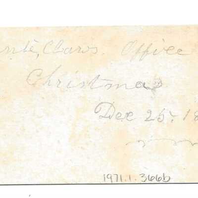 1971.1.366b: Copyright: The Sutliff Museum; Origsize: 2.875 x 1.625; Origformat: Artifact; Resolution: 300 dpi