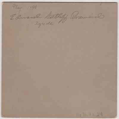 1971.11.24 back: Copyright: The Sutliff Museum; Origformat: Artifact