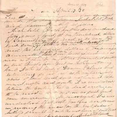 Contract between Samuel Sutliff and Archibald Black