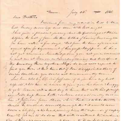 Milton Sutliff to Flavel Sutliff
