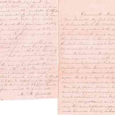 M. A Jones to Levi Sutliff