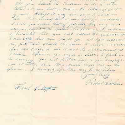 Robert Cochran to Flavel Sutliff