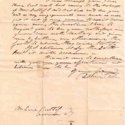 David Todd to Levi Sutliff