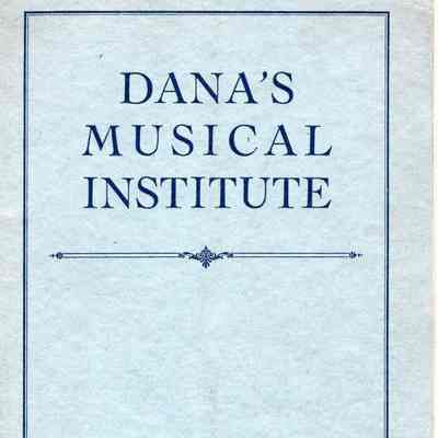 Dana's Musical Institute 1931 Catalog