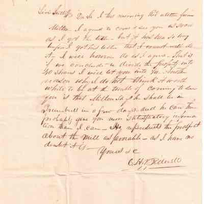 Caleb H Bidwell to Levi Sutliff