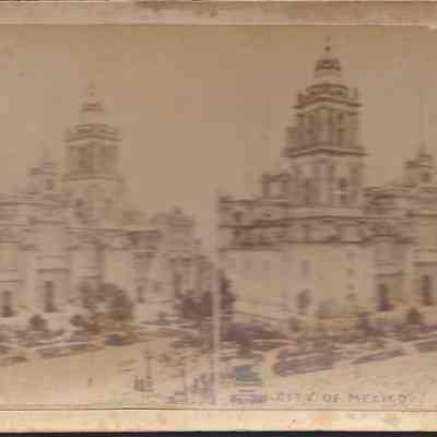 Stereograph Card: City of Mexico