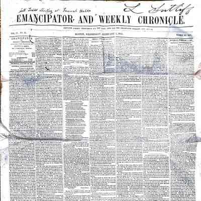 Emancipator and Weekly Chronicle 02/05/1845
