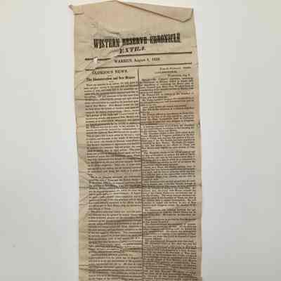 Western Reserve Chronicle Extra 08/08/1850