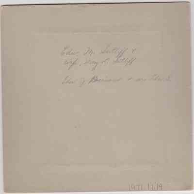 1971.11.19 back: Copyright: The Sutliff Museum; Origformat: Artifact