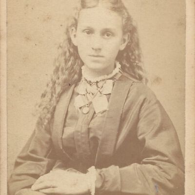 Young Phebe Temperance Sutliff, Carte-de-visite