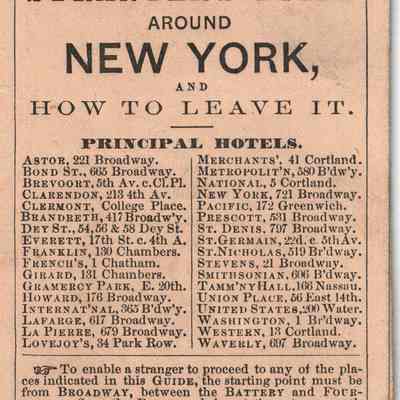 Stranger's Guide Around New York