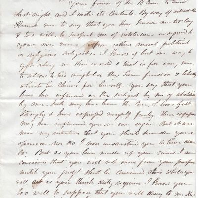 Joshua Reed Giddings to Flavel Sutliff