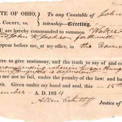 Walter Johnson and John W. Jackson