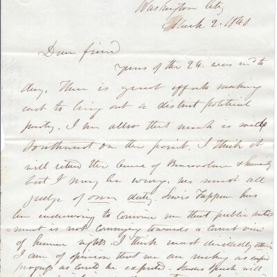 Joshua Reed Giddings to Flavel Sutliff