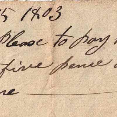 Receipt from Seth Payn to Samuel Sutliff
