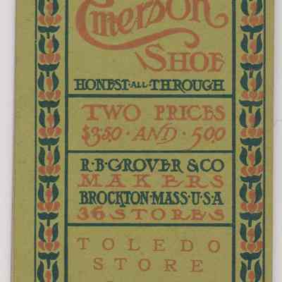 Emerson Shoe Notepad