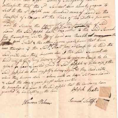 Bond of Joseph Bates