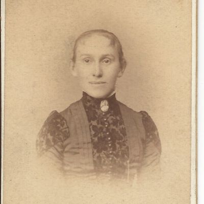 Phebe Temperance Sutliff, Carte-de-visite 1889