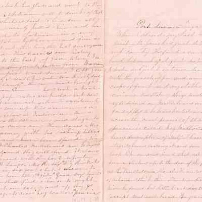 Letter from Port Lavaca Texas, January 1857