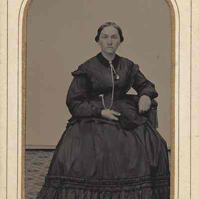 Phebe Lord Marvin Sutliff Tin Type