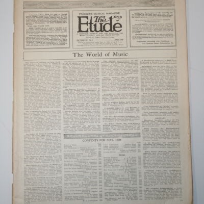 The Etude Magazine, 1920
