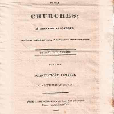 An Address to the Churches