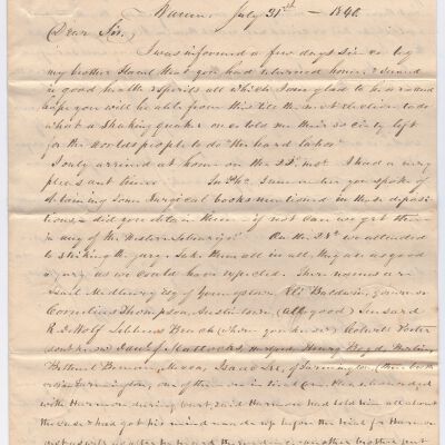 M. Sutliff to J. R. Giddings