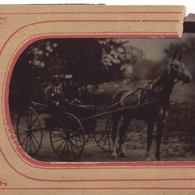 Edward & Lydia Sutliff Brainard Tin Type