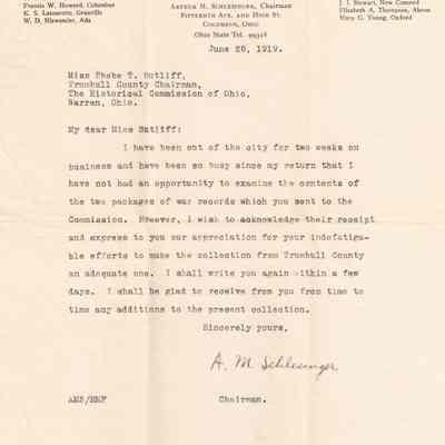 A.M. Schlesinger to P.T. Sutliff 3