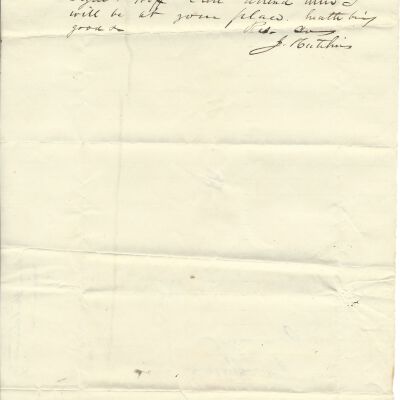 J. Hutchens to Levi Sutliff
