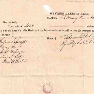 Talman Fitchly to C.G. Sutliff