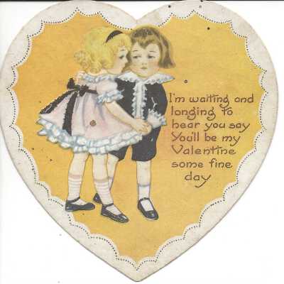 Valentine Greeting Card, 1924