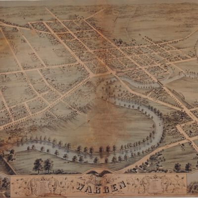 Photograph Reprint of Warren 1870 Map