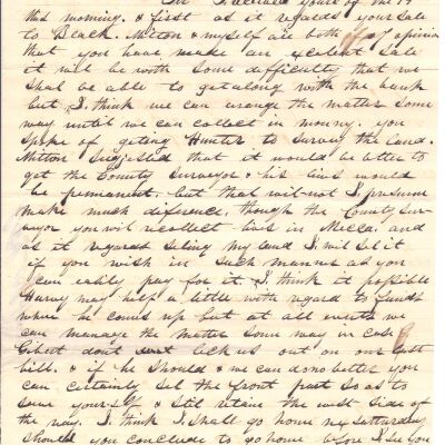 Calvin Sutliff to Flavel Sutliff