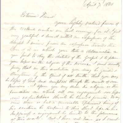 Joshua Reed Giddings to Flavel Sutliff