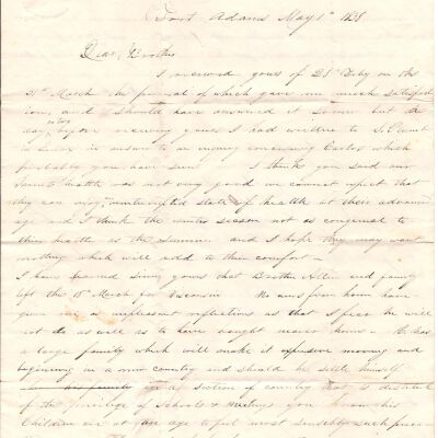 Samuel Harvey Sutliff to Flavel Sutliff