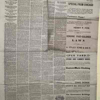 Warren Daily Chronicle, 5/7/1886