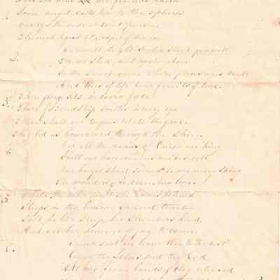 R. Bidwell to Mary Plumb Sutliff