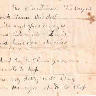 "The Christmass Dialogue"
