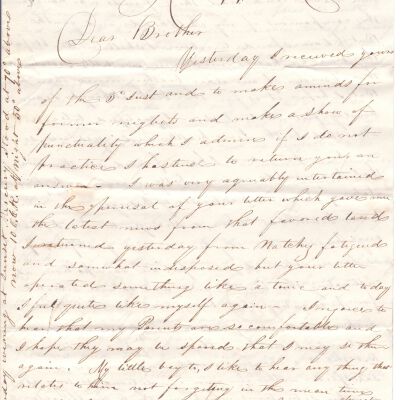 Samuel Harvey Sutliff to Flavel Sutliff