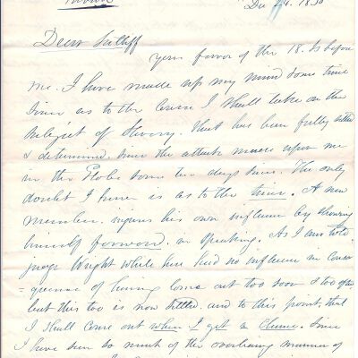 Joshua Reed Giddings to Flavel Sutliff