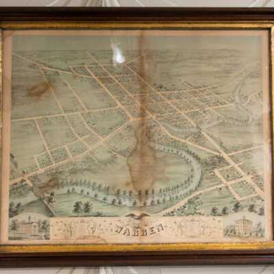 City of Warren Map, 1870