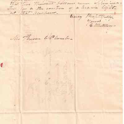 E Mattliney to Theron C Plumb